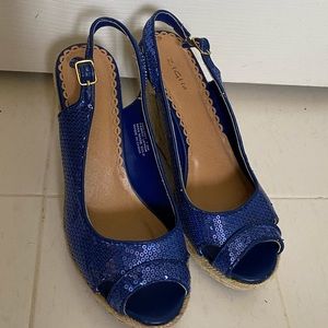 Zigi La Melody Royal Blue Wedge